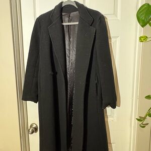Elegant Black Long Coat